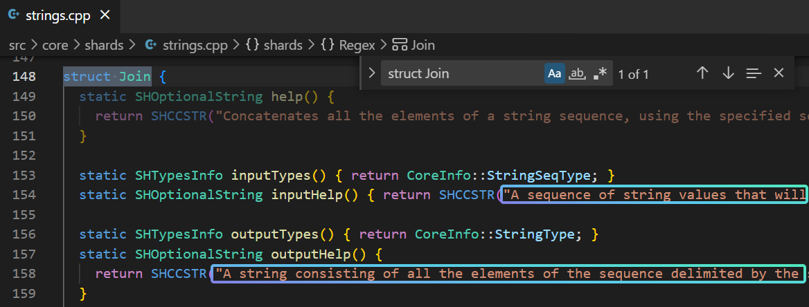 The descriptions of the input and output are located in the inputHelp() and outputHelp() functions.