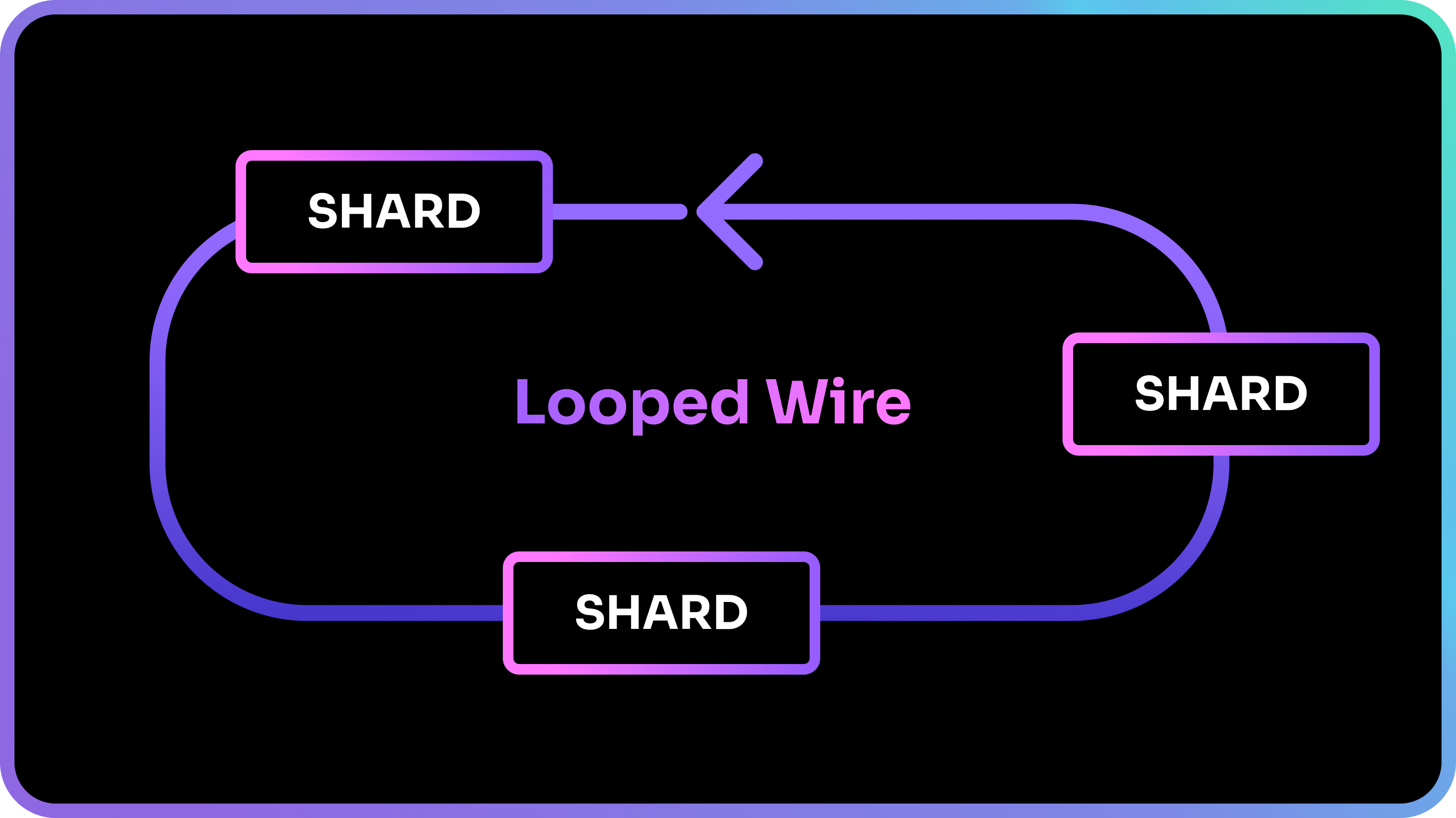 A Looped Wire is kept alive even after the final shard is executed.